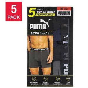 Puma Men's Boxer Brief, 5 pack